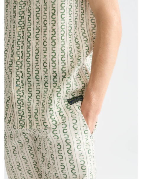 Ανδρικό Λινό Πουκάμισο Print SCOTCH & SODA 182244 270 