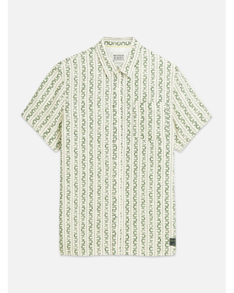 Ανδρικό Λινό Πουκάμισο Print SCOTCH & SODA 182244 270 