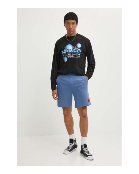 Αθλητική HUGO Φούτερ Βερμούδα Diz222 50466196 496 ΒΕΡΜΟΥΔΕΣ