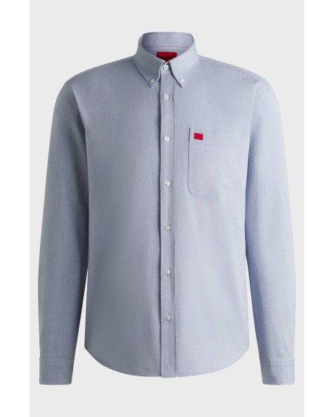 Ανδρικό Πουκάμισο HUGO Evito 50479302 407 Oxford Light Blue