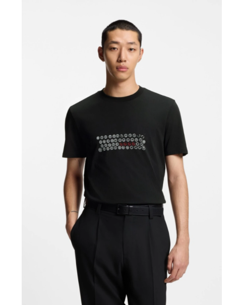Ανδρικό T-shirt HUGO Deyss 50553755 001 T-SHIRTS