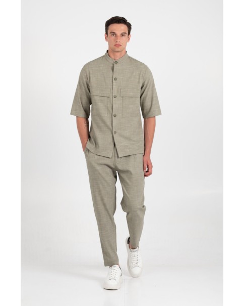 Ανδρικό Μάο Overshirt Vittorio 300-25-BOSA S26 OVERSHIRT