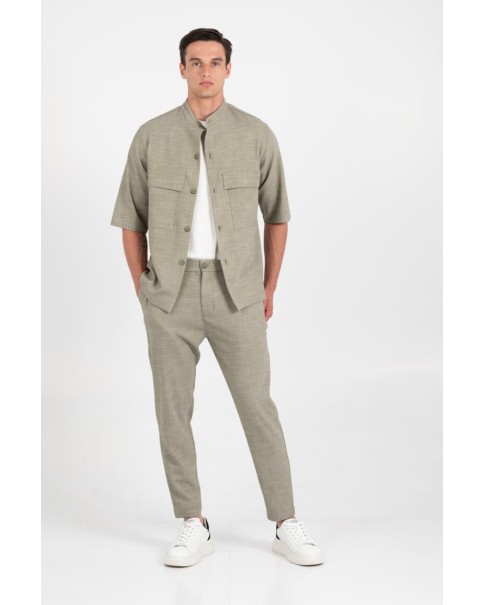 Ανδρικό Μάο Overshirt Vittorio 300-25-BOSA S26 OVERSHIRT