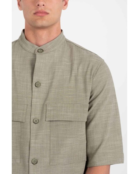 Ανδρικό Μάο Overshirt Vittorio 300-25-BOSA S26 OVERSHIRT