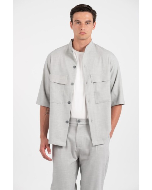 Ανδρικό Μάο Overshirt Vittorio 300-25-BOSA S26 OVERSHIRT