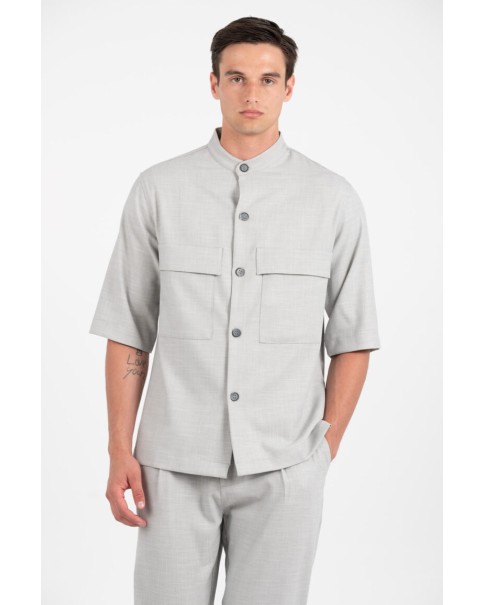 Ανδρικό Μάο Overshirt Vittorio 300-25-BOSA S26 OVERSHIRT