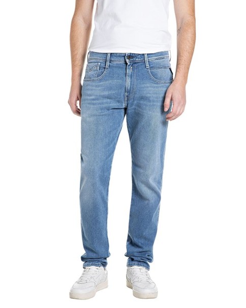 Ανδρικό Jean Παντελόνι Replay Anbass M914Y 879 12A Soft Touch JEANS Ανδρικό Jean Παντελόνι Replay Anbass M914Y 879 12A Soft Touch JEANS