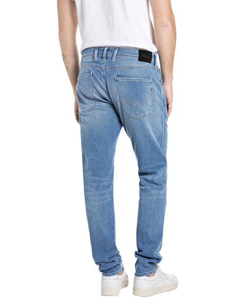 Ανδρικό Jean Παντελόνι Replay Anbass M914Y 879 12A Soft Touch JEANS Ανδρικό Jean Παντελόνι Replay Anbass M914Y 879 12A Soft Touch JEANS