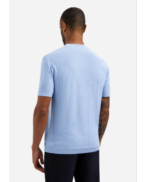 Ανδρικό Ανοιξιάτικο Πλεκτό Βαμβακερό No Excess 31240262SN Sky ΠΛΕΚΤΑ