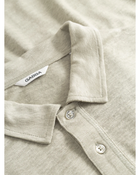 Ανδρική Λινή Μπλούζα με γιακά Gabba 12016 ΜΠΛΟΥΖΕΣ POLO