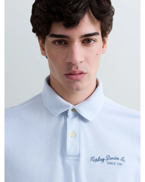 Ανδρική Μπλούζα με γιακά Replay M3432 22696G 583 ΜΠΛΟΥΖΕΣ POLO