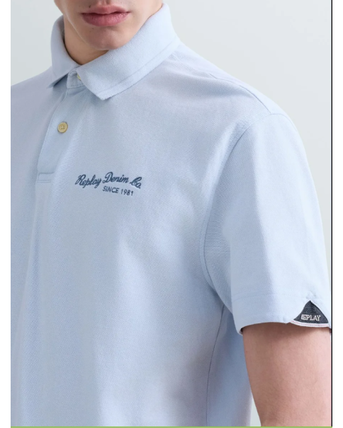 Ανδρική Μπλούζα με γιακά Replay M3432 22696G 583 ΜΠΛΟΥΖΕΣ POLO