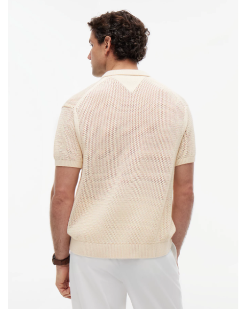 Ανδρική Μπλούζα Πλεκτή με γιακά Tommy Hilfiger MW0MW42784 acj ΜΠΛΟΥΖΕΣ POLO