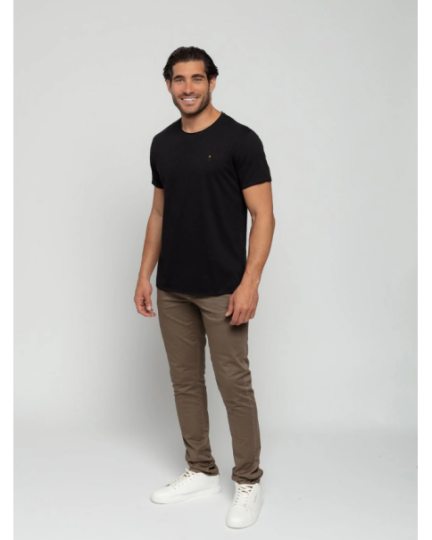 Ανδρικό T-shirt Μονόχρωμο No Excess 31350302GR T-SHIRTS Ανδρικό T-shirt Μονόχρωμο No Excess 31350302GR T-SHIRTS