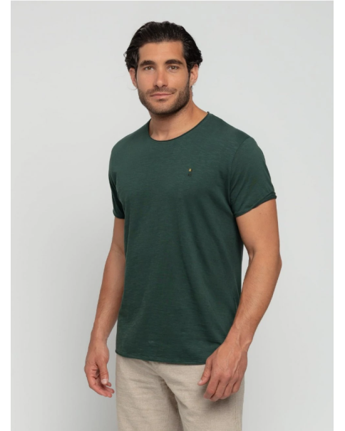 Ανδρικό T-shirt Μονόχρωμο No Excess 31350302GR 2 T-SHIRTS Ανδρικό T-shirt Μονόχρωμο No Excess 31350302GR 2 T-SHIRTS