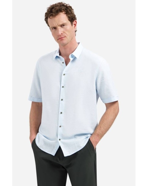 Ανδρικό Λινό Πουκάμισο Κοντό Μανίκι No Excess 31480321sn SHORT SLEEVE SHIRTS Ανδρικό Λινό Πουκάμισο Κοντό Μανίκι No Excess 31480321sn SHORT SLEEVE SHIRTS