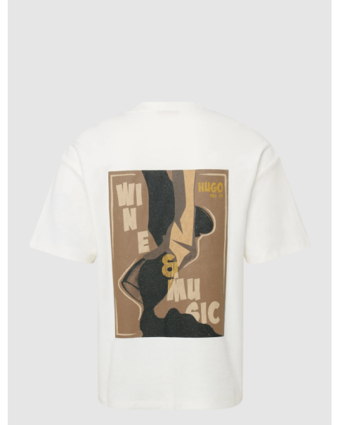 Ανδρικό T-shirt Hugo Detzi 50563795 102 T-SHIRTS Ανδρικό T-shirt Hugo Detzi 50563795 102 T-SHIRTS