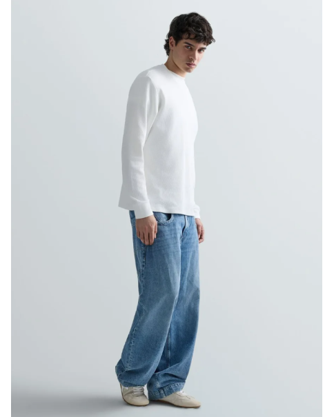 Ανδρική Μπλούζα Waffle Μακρυμάνικη Replay M3101 85204 098 White T-SHIRTS LONG SLEEVE Ανδρική Μπλούζα Waffle Μακρυμάνικη Replay M3101 85204 098 White T-SHIRTS LONG SLEEVE