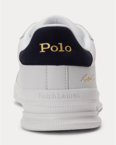 Ανδρικά Παπούτσια Polo Ralph Lauren HRT CRT 809P13083001 WHT/BLK CASUAL-SNEAKERS Ανδρικά Παπούτσια Polo Ralph Lauren HRT CRT 809P13083001 WHT/BLK CASUAL-SNEAKERS