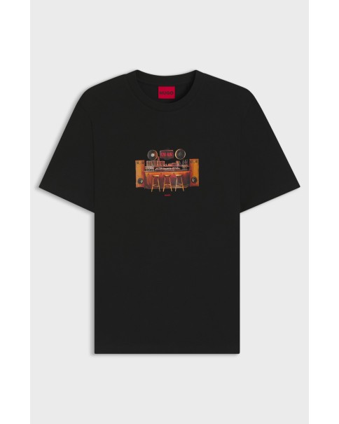 Ανδρικό T-shirt HUGO Durectee 50566046 001 T-SHIRTS Ανδρικό T-shirt HUGO Durectee 50566046 001 T-SHIRTS