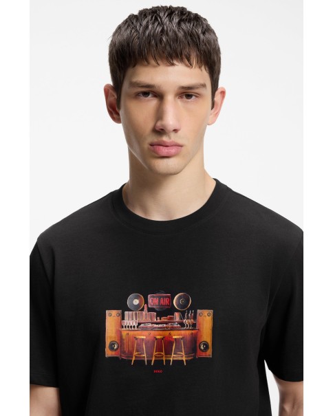 Ανδρικό T-shirt HUGO Durectee 50566046 001 Ανδρικό T-shirt HUGO Durectee 50566046 001