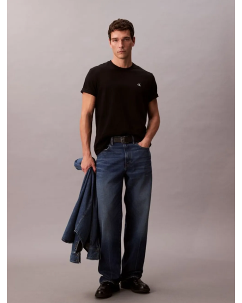 Ανδρικό T-shirt Calvin Klein LV04RC275G Easy Monogram Tee Black T-SHIRTS Ανδρικό T-shirt Calvin Klein LV04RC275G Easy Monogram Tee Black T-SHIRTS