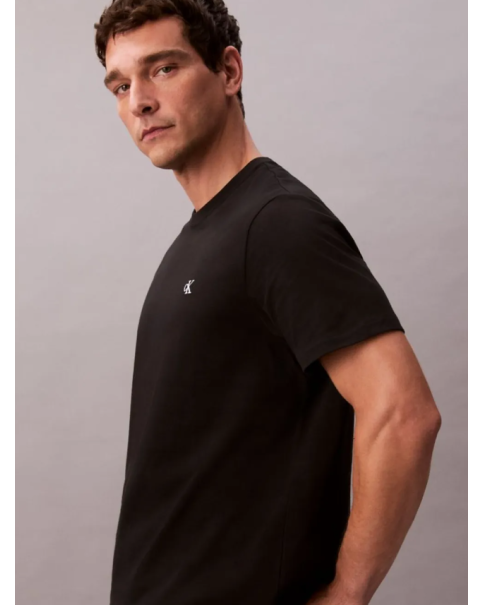 Ανδρικό T-shirt Calvin Klein LV04RC275G Easy Monogram Tee Black T-SHIRTS Ανδρικό T-shirt Calvin Klein LV04RC275G Easy Monogram Tee Black T-SHIRTS
