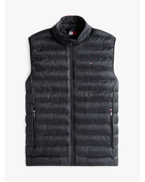 Αμάνικο Μαύρο Μπουφάν Tommy Hilfiger MW0MW39989 Αμάνικο Μαύρο Μπουφάν Tommy Hilfiger MW0MW39989