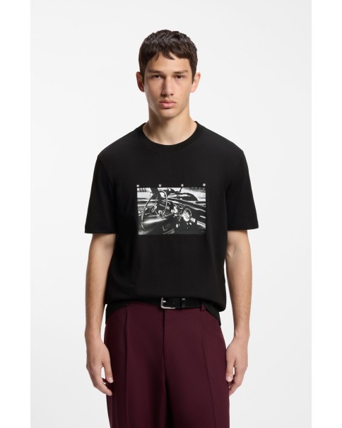 Ανδρικό T-shirt Hugo Dikems 50566628 002 T-SHIRTS Ανδρικό T-shirt Hugo Dikems 50566628 002 T-SHIRTS