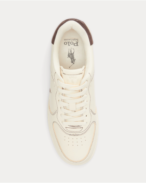 Ανδρικά Παπούτσια Polo Ralph Lauren Masters CRT 809P15490002 Ecru/Brwn CASUAL-SNEAKERS Ανδρικά Παπούτσια Polo Ralph Lauren Masters CRT 809P15490002 Ecru/Brwn CASUAL-SNEAKERS