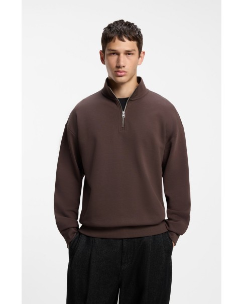 Ανδρικό Φούτερ με zip Hugo Durty244 550525881 903 ΦΟΥΤΕΡ & HOODIES