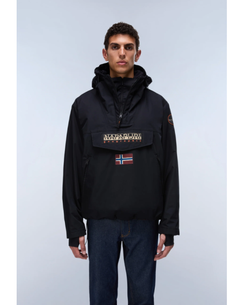 Ανδρικό Μαύρο Μπουφάν Napapijri RAINFOREST NP0A4IB99411 JACKETS Ανδρικό Μαύρο Μπουφάν Napapijri RAINFOREST NP0A4IB99411 JACKETS