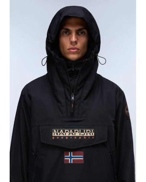 Ανδρικό Μαύρο Μπουφάν Napapijri RAINFOREST NP0A4IB99411 JACKETS Ανδρικό Μαύρο Μπουφάν Napapijri RAINFOREST NP0A4IB99411 JACKETS