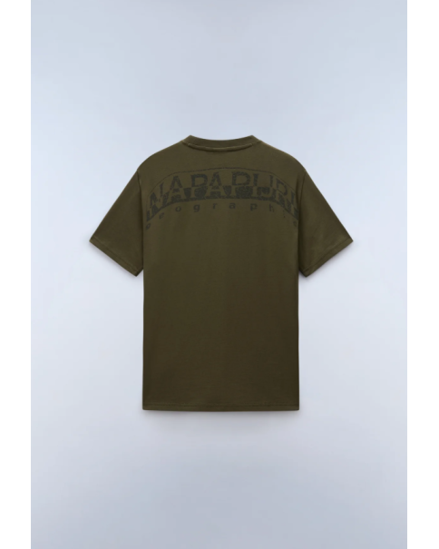 Ανδρικό T-shirt Napapijri s-Yourte NP0A8AU2G1F1 T-SHIRTS Ανδρικό T-shirt Napapijri s-Yourte NP0A8AU2G1F1 T-SHIRTS