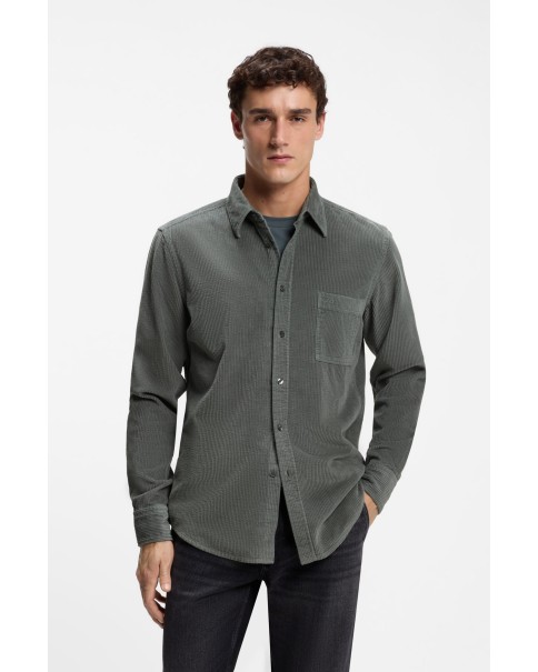 Ανδρικό Κοτλέ Πουκάμισο BOSS Relegant_6 50569609 377 LONG SLEEVE SHIRTS Ανδρικό Κοτλέ Πουκάμισο BOSS Relegant_6 50569609 377 LONG SLEEVE SHIRTS