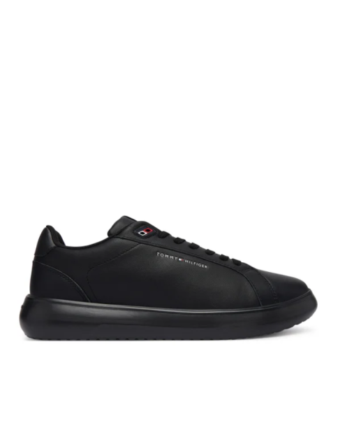 Ανδρικά Μαύρα Δερμάτινα Sneaker Tommy Hilfiger FM0FM06000 Ανδρικά Μαύρα Δερμάτινα Sneaker Tommy Hilfiger FM0FM06000
