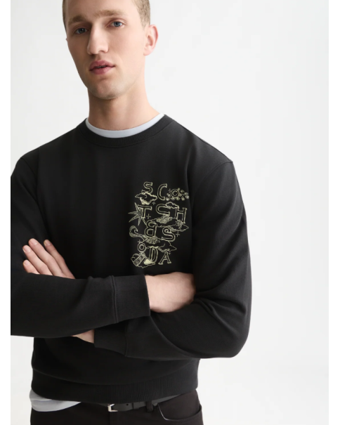 Ανδρικό Φούτερ Scotch & Soda 183754 001 ΦΟΥΤΕΡ & HOODIES Ανδρικό Φούτερ Scotch & Soda 183754 001 ΦΟΥΤΕΡ & HOODIES