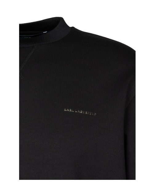 Ανδρική Μπλούζα Φούτερ Crewneck Karl Lagerfeld 705016 564902 μεταλλικό λογότυπο στο στήθος ΦΟΥΤΕΡ & HOODIES