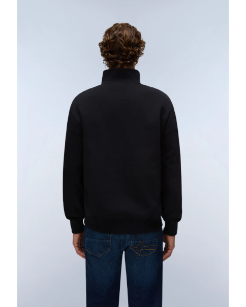 Ανδρικό Φούτερ Half Zip Napapijri Box Logo NP0A8B339411 ΦΟΥΤΕΡ & HOODIES