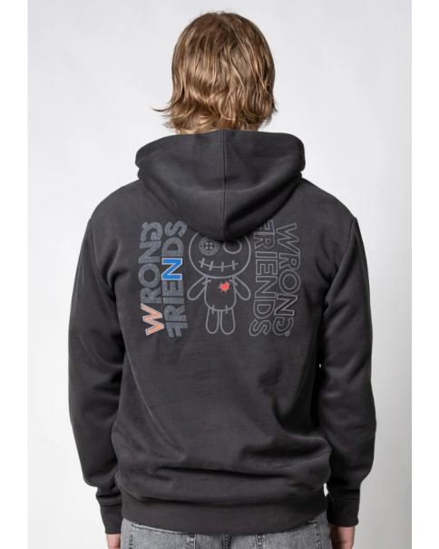 Ανδρικό Φούτερ με Zip Wrong Friends Nelson Wf1343 Ανδρικό Φούτερ με Zip Wrong Friends Nelson Wf1343
