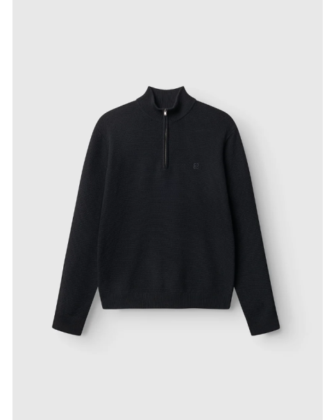 Ανδρικό Πλεκτό με Zip Gabba 12313 Blue Black ΠΛΕΚΤΑ Ανδρικό Πλεκτό με Zip Gabba 12313 Blue Black ΠΛΕΚΤΑ