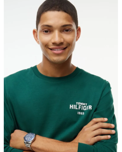 Ανδρική Μπλούζα Long Sleeve Tommy Hilfiger MW0MW44879 Ανδρική Μπλούζα Long Sleeve Tommy Hilfiger MW0MW44879