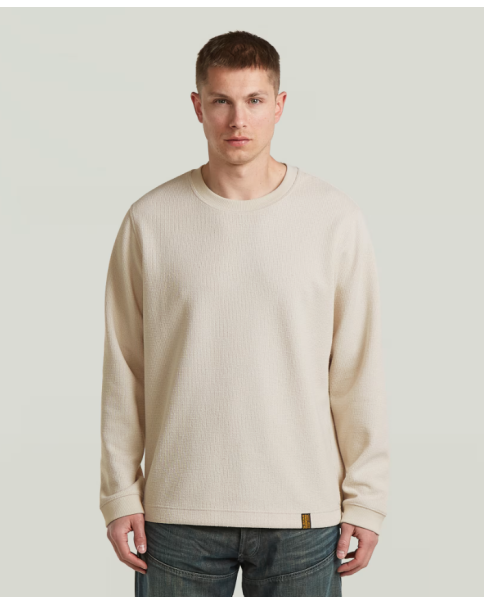 Άνδρική Μπλούζα Heavy Cotton Waffle G-STAR KEYZ D30773