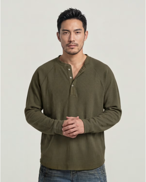 Άνδρική Μπλούζα Heavy Cotton Waffle G-STAR HENLEY D30712 Άνδρική Μπλούζα Heavy Cotton Waffle G-STAR HENLEY D30712