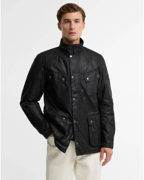 Ανδρικό Μπουφάν Κερωμένο Barbour Wax MWX0337BK91 Black JACKETS Ανδρικό Μπουφάν Κερωμένο Barbour Wax MWX0337BK91 Black JACKETS