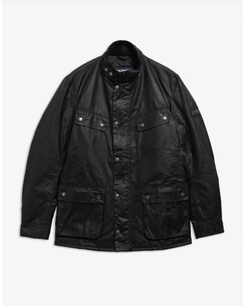 Ανδρικό Μπουφάν Κερωμένο Barbour Wax MWX0337BK91 Black JACKETS Ανδρικό Μπουφάν Κερωμένο Barbour Wax MWX0337BK91 Black JACKETS