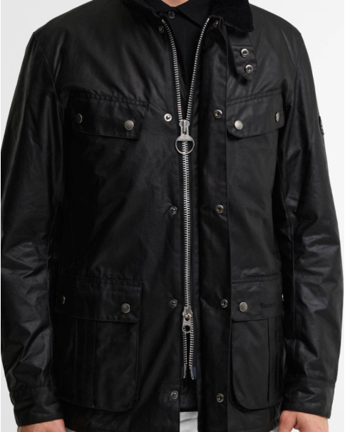 Ανδρικό Μπουφάν Κερωμένο Barbour Wax MWX0337BK91 Black JACKETS Ανδρικό Μπουφάν Κερωμένο Barbour Wax MWX0337BK91 Black JACKETS