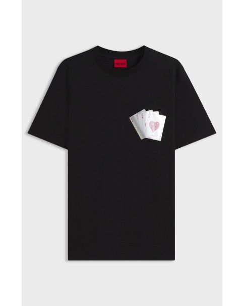 Ανδρικό T-shirt HUGO Dahr 50568696 T-SHIRTS Ανδρικό T-shirt HUGO Dahr 50568696 T-SHIRTS