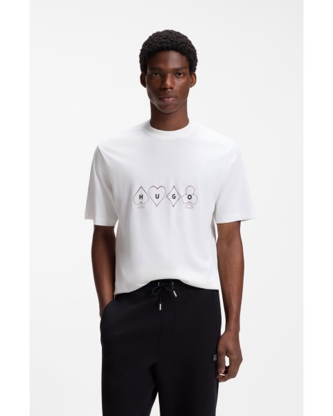 Ανδρικό T-shirt HUGO Doudi 50568720 T-SHIRTS Ανδρικό T-shirt HUGO Doudi 50568720 T-SHIRTS