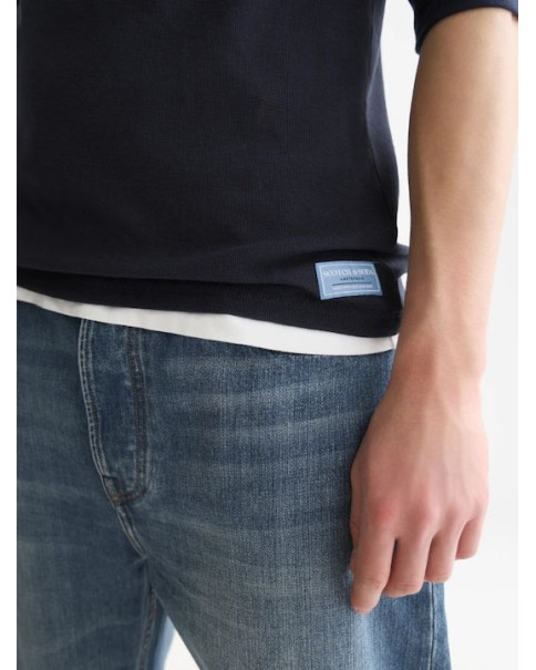 Ανδρική Μπλούζα Pique Scotch & Soda 183745 Ανδρική Μπλούζα Pique Scotch & Soda 183745